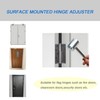 JichuET Door Hinge Adjustment Tool,Heavy-duty Hinges Gap Adjusting Wrench,Heavy-duty Hinges