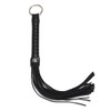 Namvo 2pcs Small Black Whip, Riding Crop Tassel Whip, Non-Slip