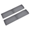 2PCS Stove Top Shelf Silicone Spice Rack Magnetic Back 2