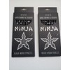 International Arrivals Ninja Black Wood Graphite Pencils 24 Pack