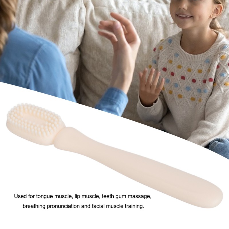 Sensory Mouth Brush Oral Muscle Training Textured Silicone Oral Stimulation