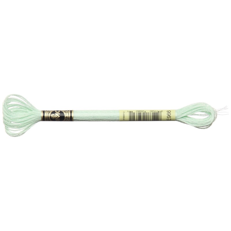 DMC 317W-E0966 Embroidery Floss Thread, Polyester E0966 Green 8 Metres