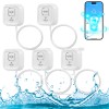 Universal 1-5Pack Smart Water Leak Sensor Detector APP Alarm WiFi