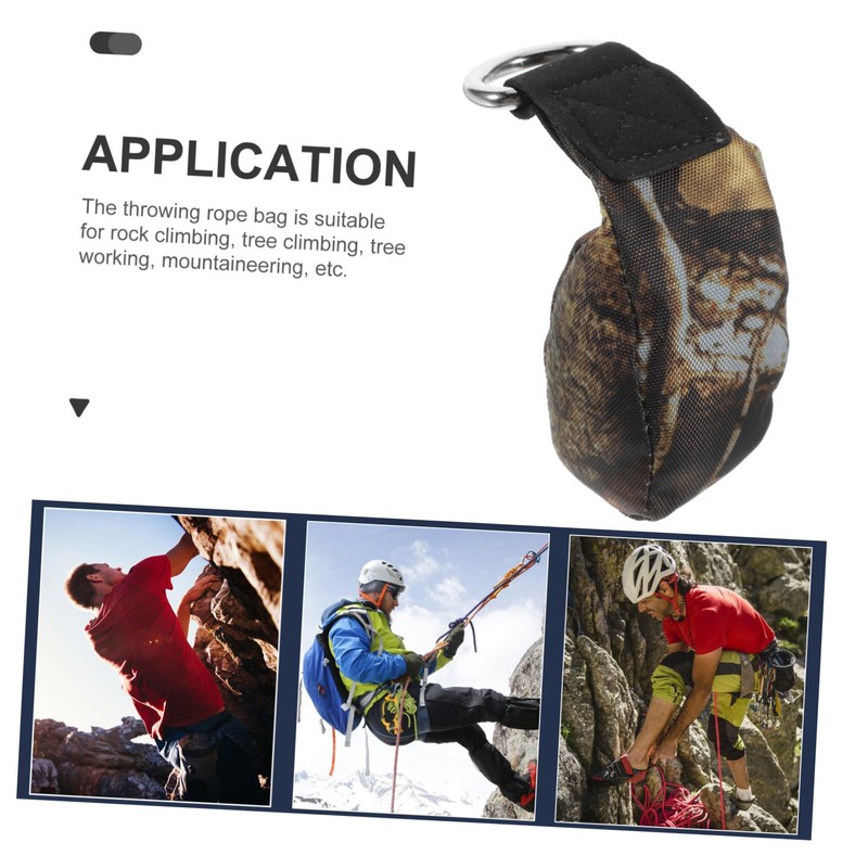 WHAMVOX Professional Rock Climbing Throw Bag Climbing Ropes Bag Wear-Resistant