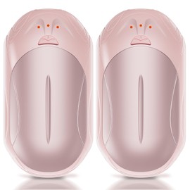 AI Hand Warmers Rechargeable 2 Pack, 20Hrs Long Safe Heat, AI Smart Chips Electric Hand Warmers, Portable Pocket Heater, Gifts for Christmas, Outdoor, Golf, Hunting, Camping Accessories-Pink