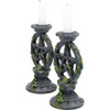 Nemesis Now B2539G6 Wiccan Pentagramm Kerzenständer Set mit 2 Kerzenhaltern