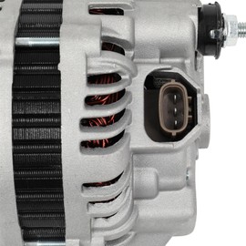 SCITOO Alternator Fits for Nissan for NV200 2.0L 2015,for Nissan for Sentra 2.0L 2010-2012,for Nissan for Versa 1.8L 2009-2012 12V 100Amp CW SC6 Pulley Class High Output Alternator 23100ZW40A