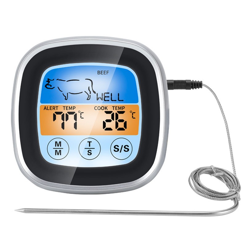 Meat Thermometer for Cooking Digital Food Thermometer Color Screen for