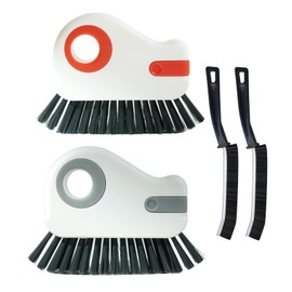 SSKHE 2 x Window Track Cleaning Brushes, Multifunctional Hard Bristle Window Brush, Practical Cleaning Brush