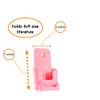 Source One 6 Pack Pink Deluxe 4 Inch Wide Trifold