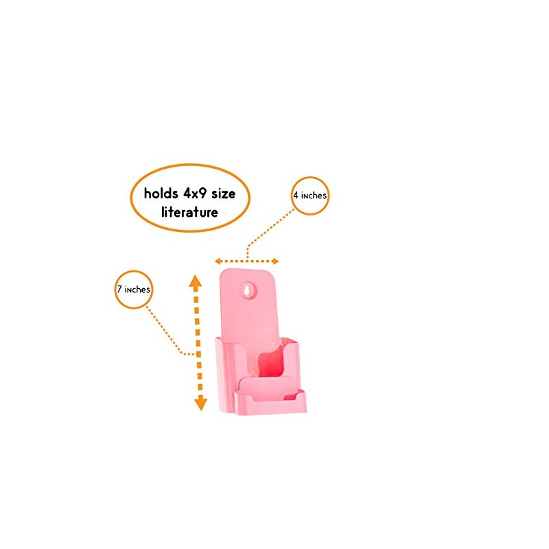 Source One 6 Pack Pink Deluxe 4 Inch Wide Trifold