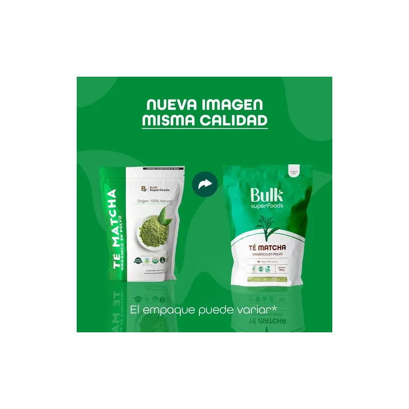 Té Matcha 500g 100 Orgánico Y Natural Bulk Superfoods
