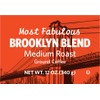 Junior's Most Fabulous Ground Coffee, 12 oz (Brooklyn Blend, 2