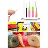 YFFSFDC Micro Knitting Latch Hook for Crochet Knitting Needles Carpet