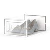 Kuject 15 Pack Shoe Storage Boxes, Large Clear Plastic Stackable
