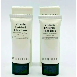 Bobbi Brown Vitamin Enriched Face Base 15ml 0.5oz each LOT OF 2 pcs 1 oz/ 30ML