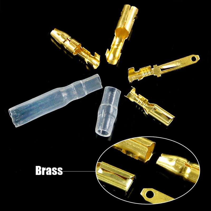 Glarks 700Pcs 2.8mm 2 3 4 6 9 Pin Plug