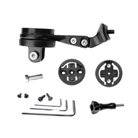 NELboNs Bike Computer Mount Compatible with Garmi n/Magen e/Bry ton/Wa hoo with Go Pro Adapter Integrated Bracket for T rek Madone Emonda Bontrager RSlVR-C MTB Aero VR-CF Specia lized Stem
