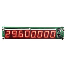 PLJ-8LED-H RF 0.1~1000MHz Test Module Frequency Counter, Digital Frequency Counter Cymometer (Red)