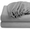 King Fitted Sheet Light Grey - Fitted Bottom Sheets -