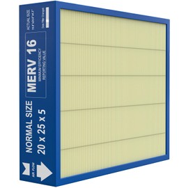 Merv 16 Pet Care Air Filter Compatible with Lennox X6675 and Lennox HCC20-28 Furnace HVAC System, Part Number HCF20-16, (20x25x5)