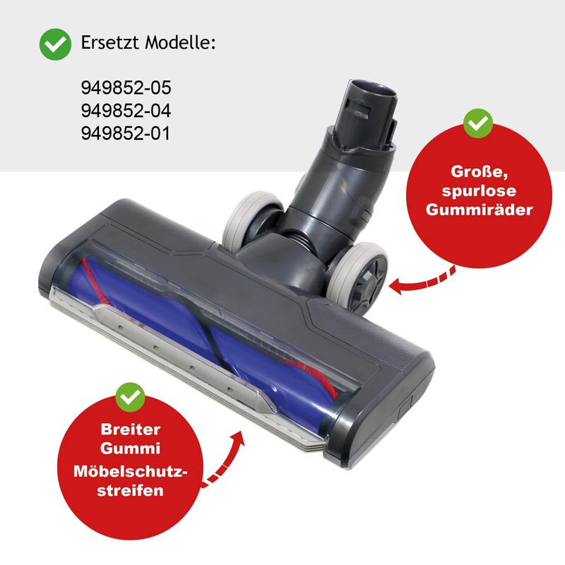 SPARES2GO Brush Head Compatible with Dyson V6 DC59 Animal Motorised