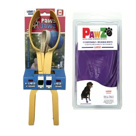 HDP Jawz for Pawz Dog Boots Color:Purple Size:Large Starter
