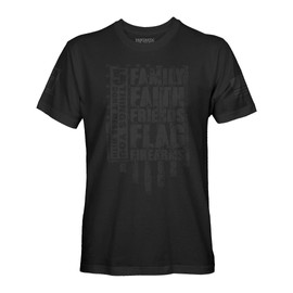 Fantastic Tees 5 Things You Don't Mess with Men's Stealth T Shirt (Black Shirt, 4XL)