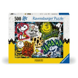 Ravensburger Peanuts Graffiti 500 Piece Jigsaw Puzzle for Adults - 12000389 - Handcrafted Tooling, Made in Germany, Every Piece Fits Together Perfectly