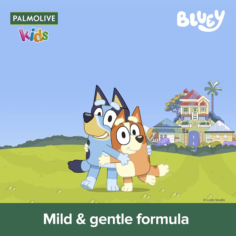 Palmolive 3 in 1 Kids Bluey Shampoo, Conditioner & Body