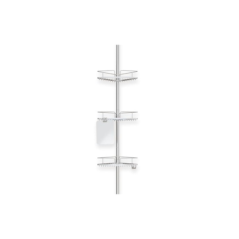 Better Living Fineline 3 Tier Tension Shower Pole Caddy with