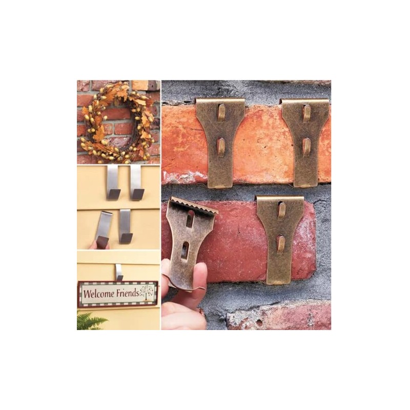 The Lakeside Collection Brick Hook Clips (4 Pack) for Outdoor