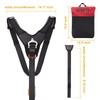 SOB Climbing Harness Shoulder Harness, Adjustable Shoulder Harness with Carabiner,