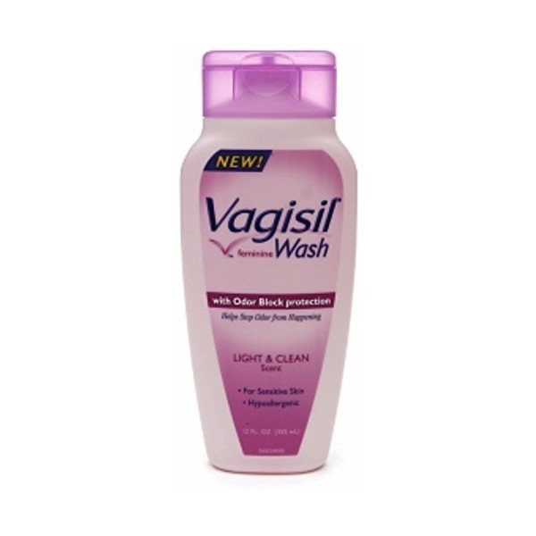 Vagisil Feminine Wash pH Balanced, Light & Fresh 12 oz (Pack of 4)