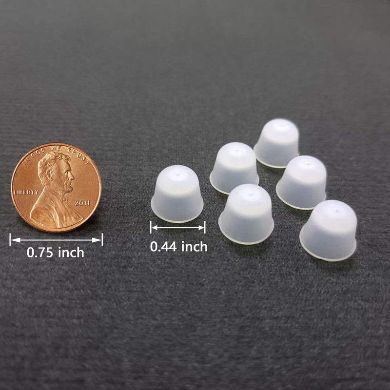 0.44 inch/11mm Silicone Ear Domes for Banglijian Hearing Device LS01P