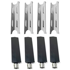 Shengyongh SSBG179A (4-Pack) Stainless Steel Heat Plate and Cast Iron Burner for Master Forge BG179A, BG1793B-A Grill