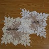 Gratify Lace Doilies with Handmade Beaded Embroidery Lace Table Placemats