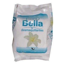 Toallitas Desmaquillantes, Ecco Bella 30pz