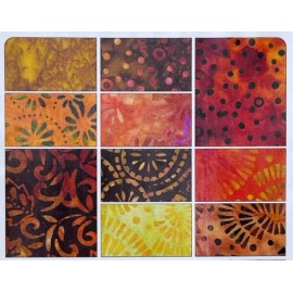 Benartex - Harvest Keepsakes 2.5 inch Strip-Pies by Kanvas Studio 40 pcs