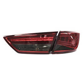 Finest Folia Rear Lights Film Sticker Set Left & Right Rear Lights Headlight (Dark Grey, C024 Estate ST)