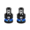 BLACKROBOT 2PCS Impact Bit Holders 3/8 Inch Square Drive to