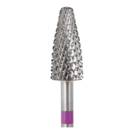 Elite Embrace Professional Carbide Removal Nail Drill Bit Purple, Old Gel Removal, Two Way Rotate, Manicure Nail Supply 6.0 * 14mm