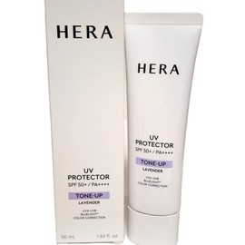 UV프로텍터 HERA/Tone Up/Lavender/Sunscreen Cream/SPF50+/PA++++/50ml/3Pcs-Transparent/Wrinkle/Whitening/UV Prote