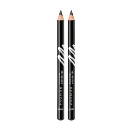 Renova Lapiz Delineador Duo Parpados y Cejas, color Negro, 2.2 g                                                                                      