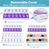 Shintop Am Pm Pill Organizer 7 Day, Push Button Weekly