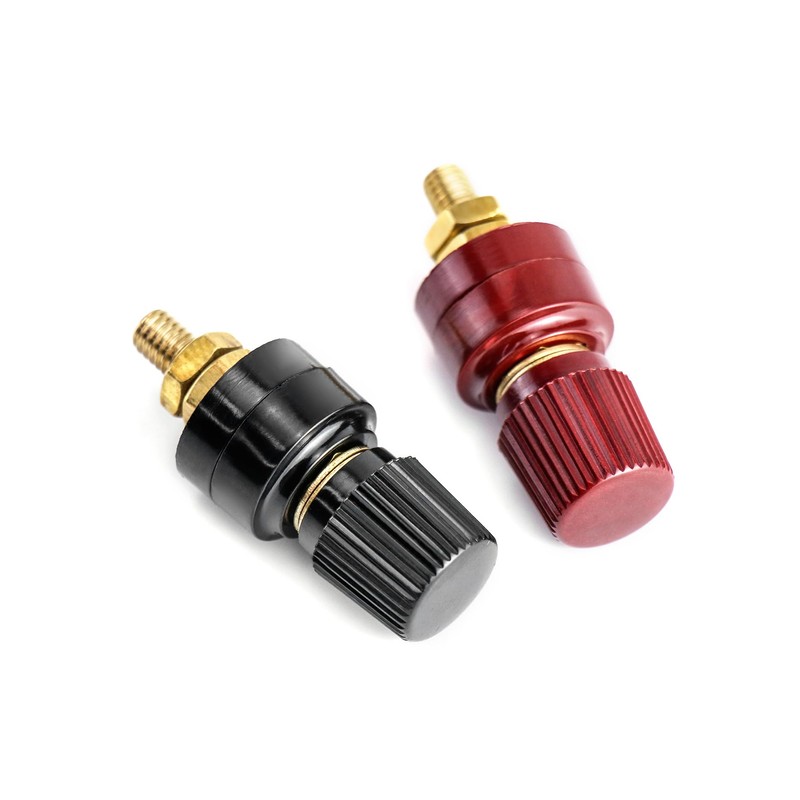 QWORK Power Junction Post Connector Terminal Kit, 8Pcs M6 Premium