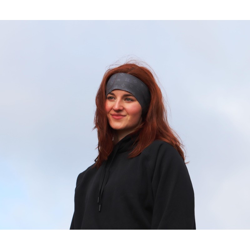 Sports Headband - Sustainable, Elastic, Unisex (Grey)