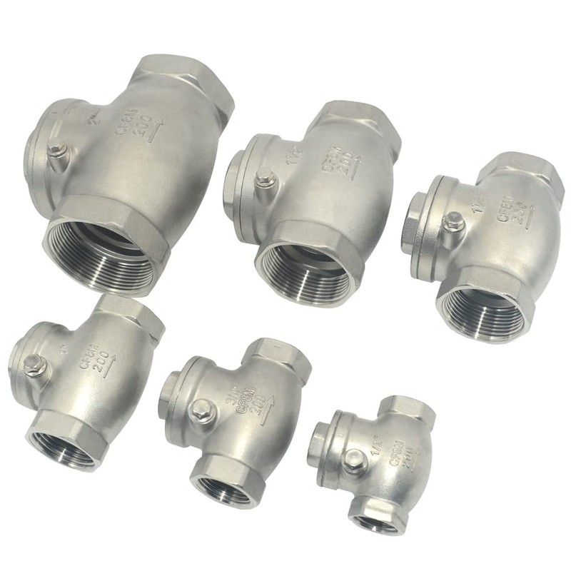 VARMHUS Stainless Steel SS316 Swing Check Valve,NPT Female x Female