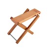 NUZAMAS Adjustable Solid Wood Guitar Footstool, Foldable, Height and Angle