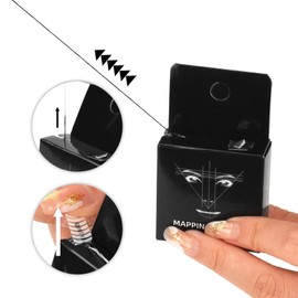 JimKing Mapping Cord for Pre-Dyed Eyebrows (10 m), Brow Mapping String - Thread Technology for Drawing Eyebrows, for Microblading